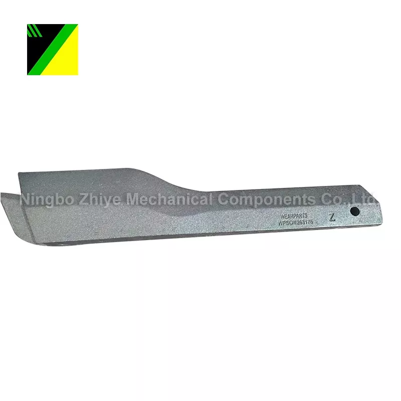 Didelio chromo ketaus smulkintuvo blauzdų dalys